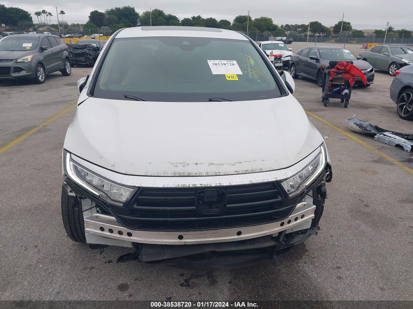 VIN 5FNRL6H98PB055893 2023 HONDA ODYSSEY ELITE