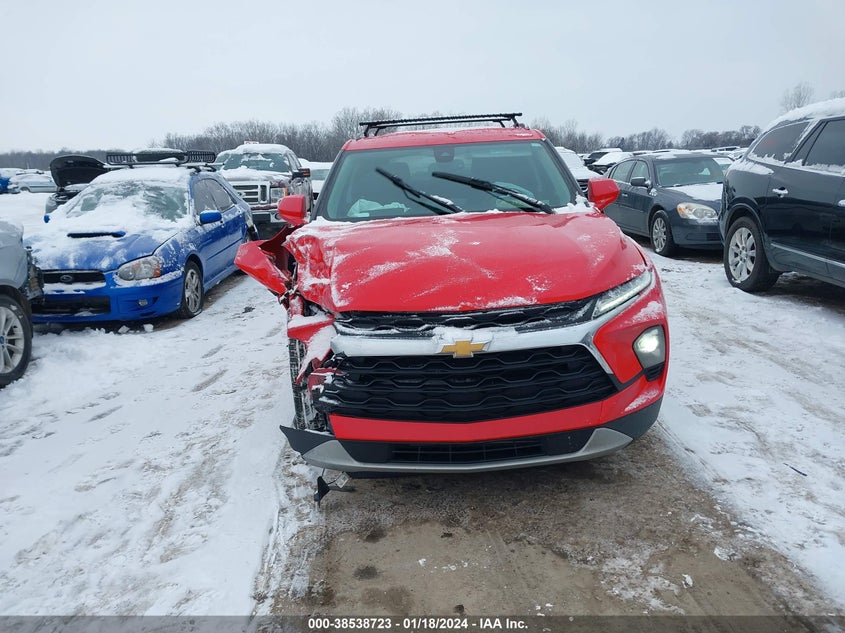 VIN 3GNKBCR4XPS173738 2023 CHEVROLET BLAZER 2LT