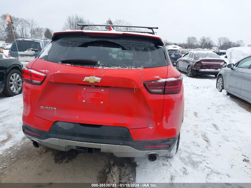 VIN 3GNKBCR4XPS173738 2023 CHEVROLET BLAZER 2LT