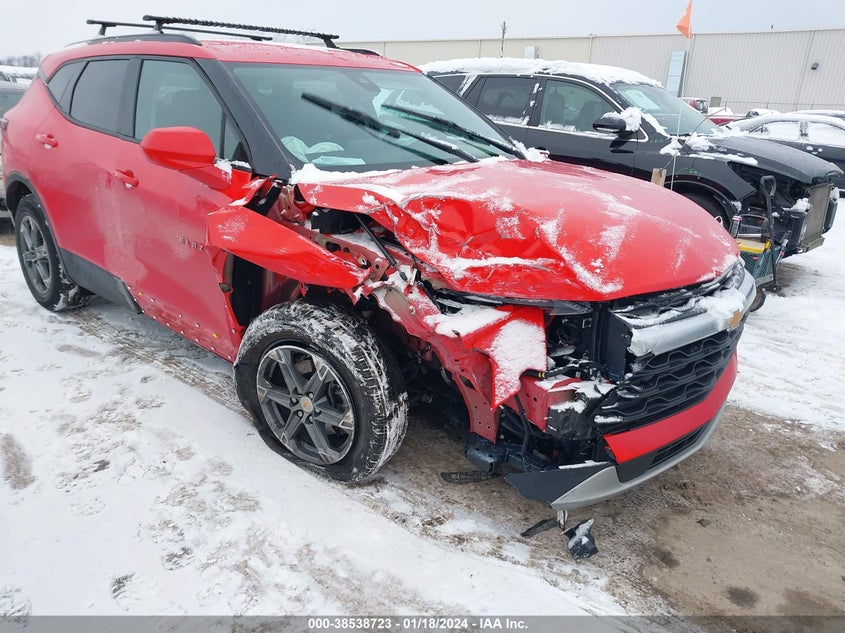 VIN 3GNKBCR4XPS173738 2023 CHEVROLET BLAZER 2LT