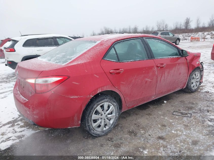 2015 TOYOTA COROLLA L/LE/LE PLS/PRM/S/S PLS - 2T1BURHE3FC237131