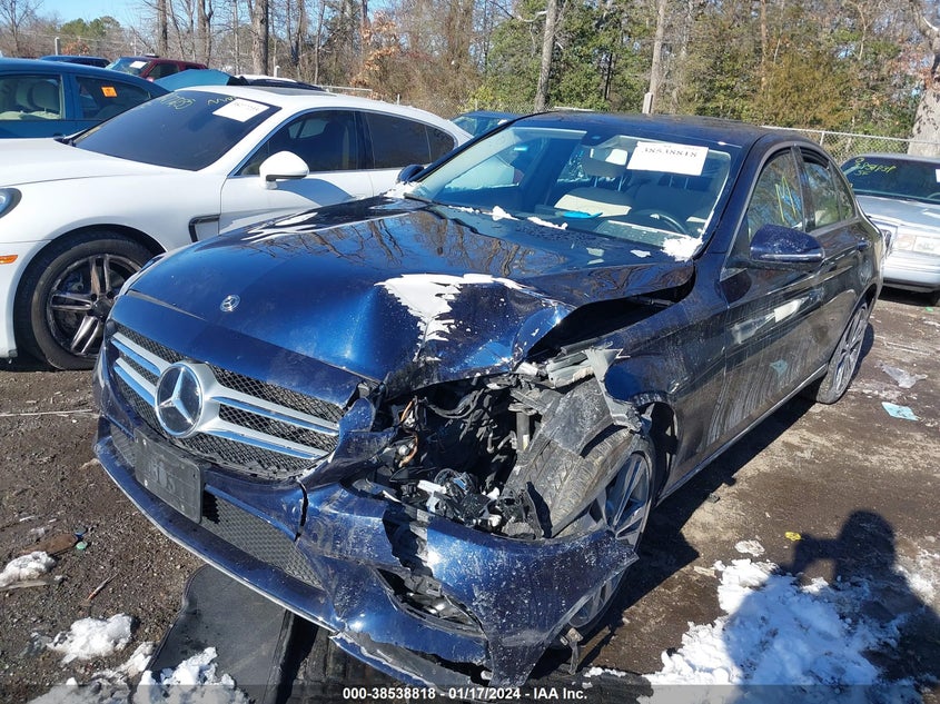 VIN 55SWF8EB1KU321632 2019 MERCEDES-BENZ C 300 4MATIC