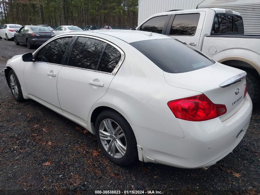 2013 INFINITI G37X - JN1CV6AR8DM754361