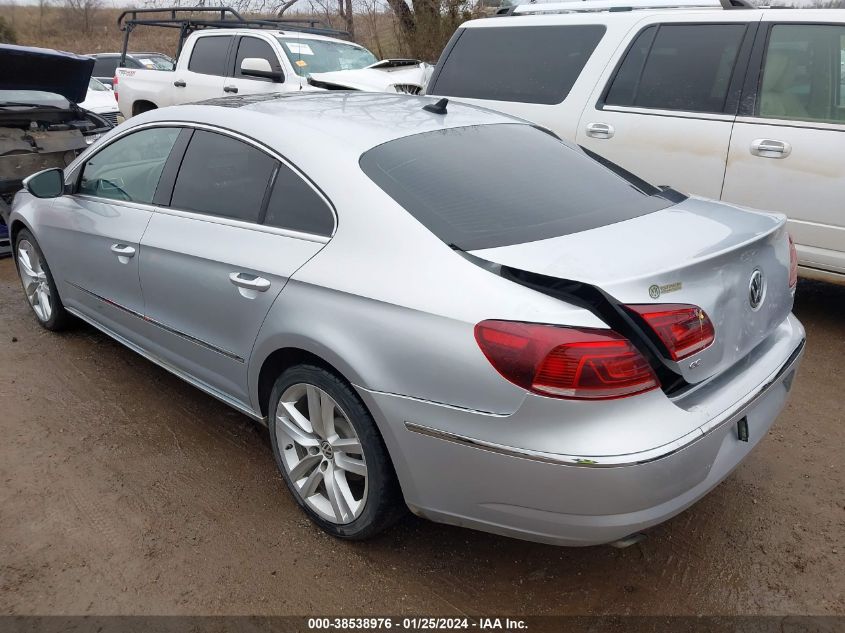 2013 VOLKSWAGEN CC LUXURY - WVWRP7AN3DE507666