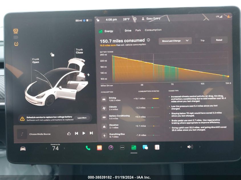 2022 TESLA MODEL 3 PERFORMANCE DUAL MOTOR ALL-WHEEL DRIVE - 5YJ3E1EC4NF112624