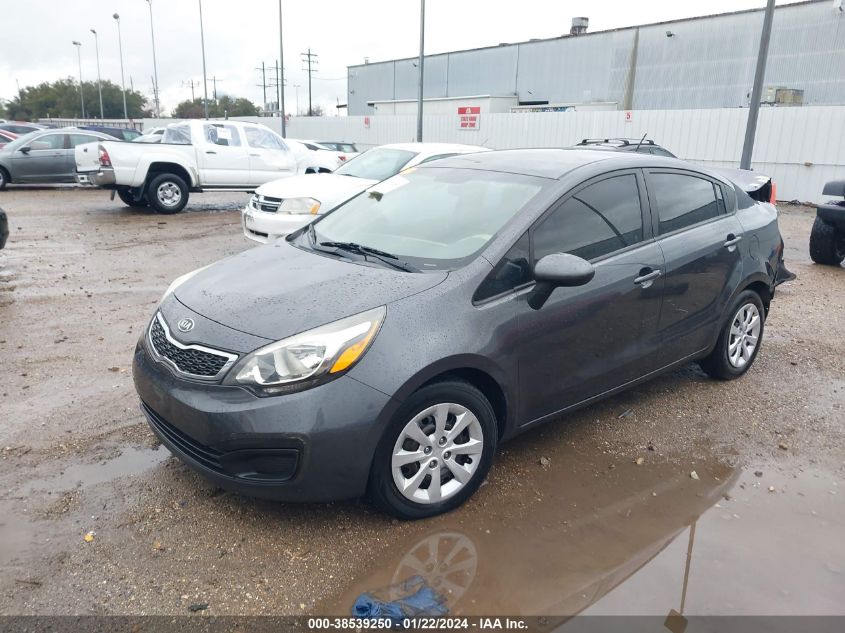 2013 KIA RIO EX - KNADN4A30D6125065