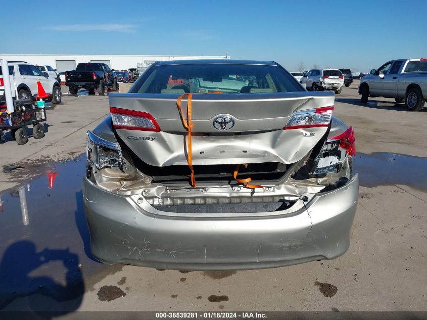 2013 TOYOTA CAMRY LE - 4T1BF1FK5DU256814