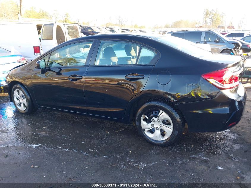 2014 HONDA CIVIC LX - 19XFB2F58EE086398