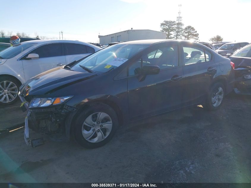 2014 HONDA CIVIC LX - 19XFB2F58EE086398