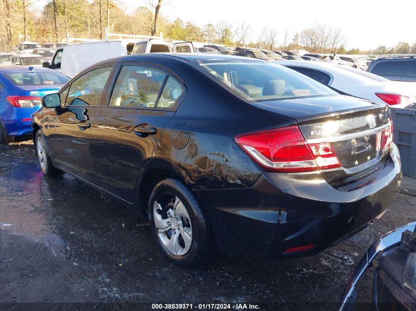 2014 HONDA CIVIC LX - 19XFB2F58EE086398