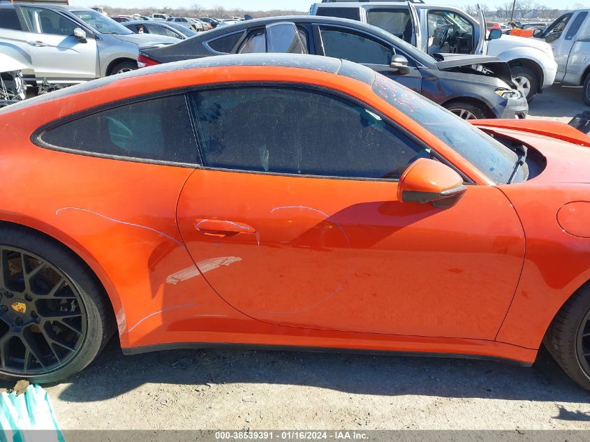 2022 PORSCHE 911 CARRERA S/CARRERA 4S/CARR - WP0AB2A96NS221394