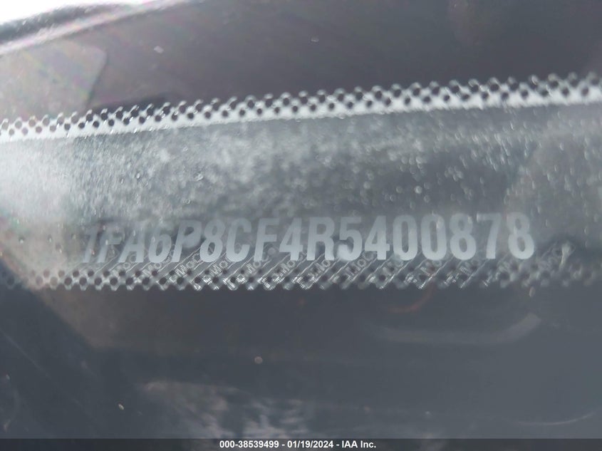 2024 FORD MUSTANG 5.0L V8   N(VIN: 1FA6P8CF4R5400878