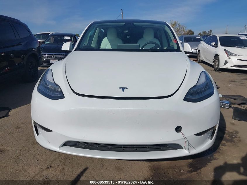 2022 TESLA MODEL Y LONG RANGE DUAL MOTOR ALL-WHEEL DRIVE - 7SAYGDEEXNF321758