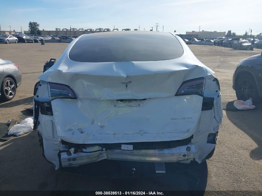 2022 TESLA MODEL Y LONG RANGE DUAL MOTOR ALL-WHEEL DRIVE - 7SAYGDEEXNF321758