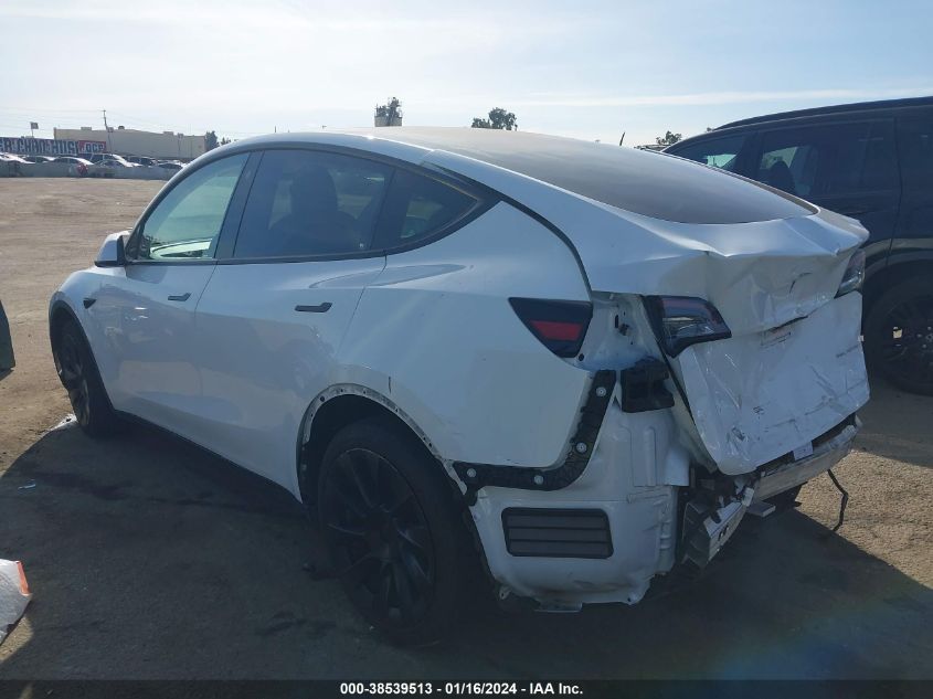 2022 TESLA MODEL Y LONG RANGE DUAL MOTOR ALL-WHEEL DRIVE - 7SAYGDEEXNF321758