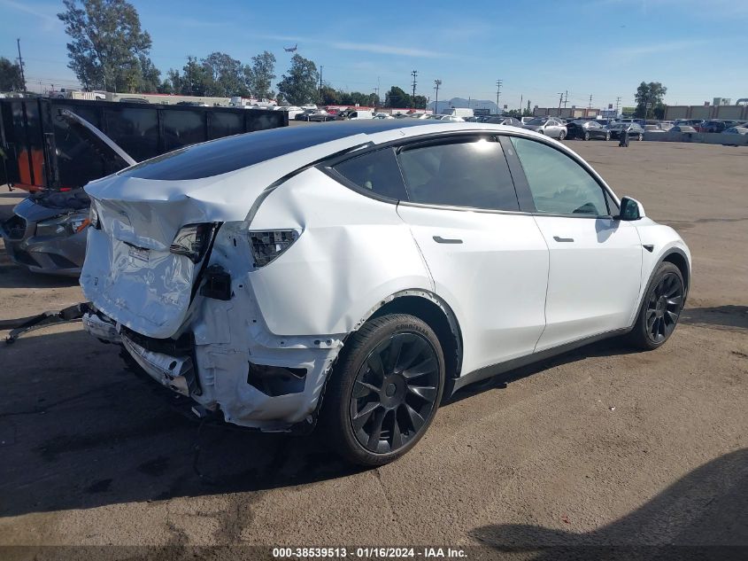 2022 TESLA MODEL Y LONG RANGE DUAL MOTOR ALL-WHEEL DRIVE - 7SAYGDEEXNF321758