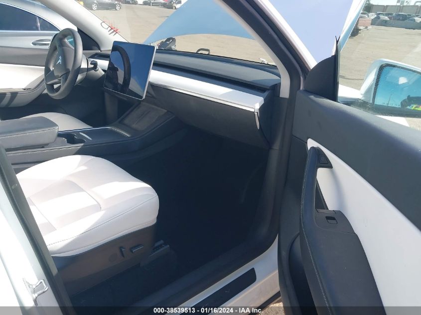 2022 TESLA MODEL Y LONG RANGE DUAL MOTOR ALL-WHEEL DRIVE - 7SAYGDEEXNF321758