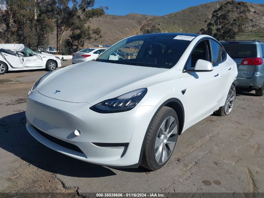 2023 TESLA MODEL Y AWD/LONG RANGE DUAL MOTOR ALL-WHEEL DRIVE - 7SAYGDEE0PA092250