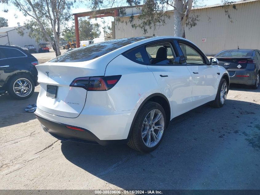 2023 TESLA MODEL Y AWD/LONG RANGE DUAL MOTOR ALL-WHEEL DRIVE - 7SAYGDEE0PA092250