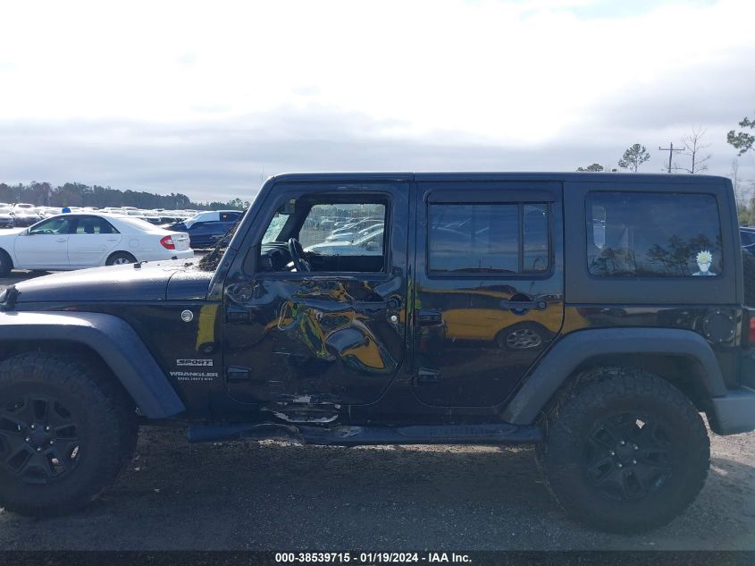 2017 JEEP WRANGLER UNLIMITED SPORT - 1C4BJWDG0HL535937