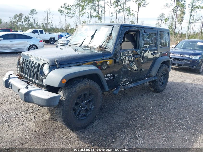 2017 JEEP WRANGLER UNLIMITED SPORT - 1C4BJWDG0HL535937