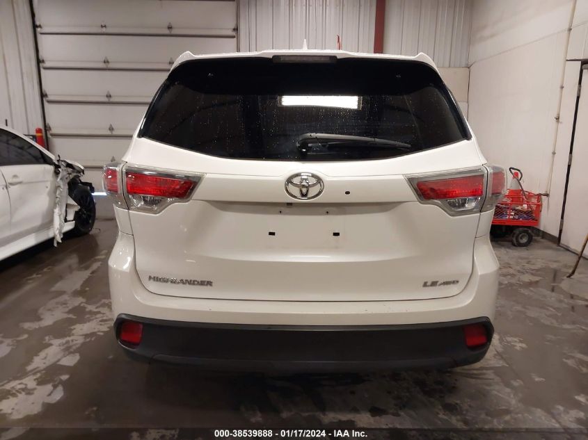 2015 TOYOTA HIGHLANDER LE PLUS V6 - 5TDBKRFH2FS221965