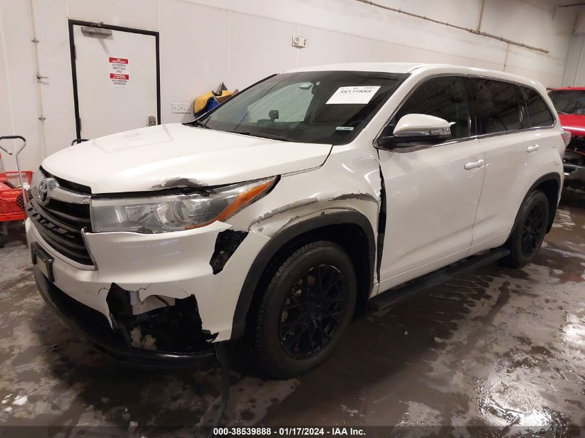 2015 TOYOTA HIGHLANDER LE PLUS V6 - 5TDBKRFH2FS221965