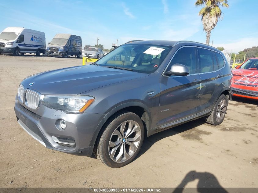 5UXWY3C52G0N88651 2016 BMW X3 - Image 2