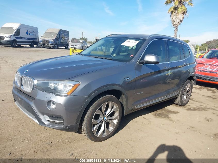 5UXWY3C52G0N88651 2016 BMW X3, photo no. 2