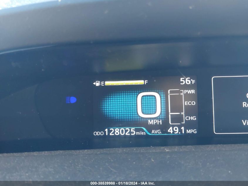 2016 TOYOTA PRIUS THREE - JTDKARFU6G3008911