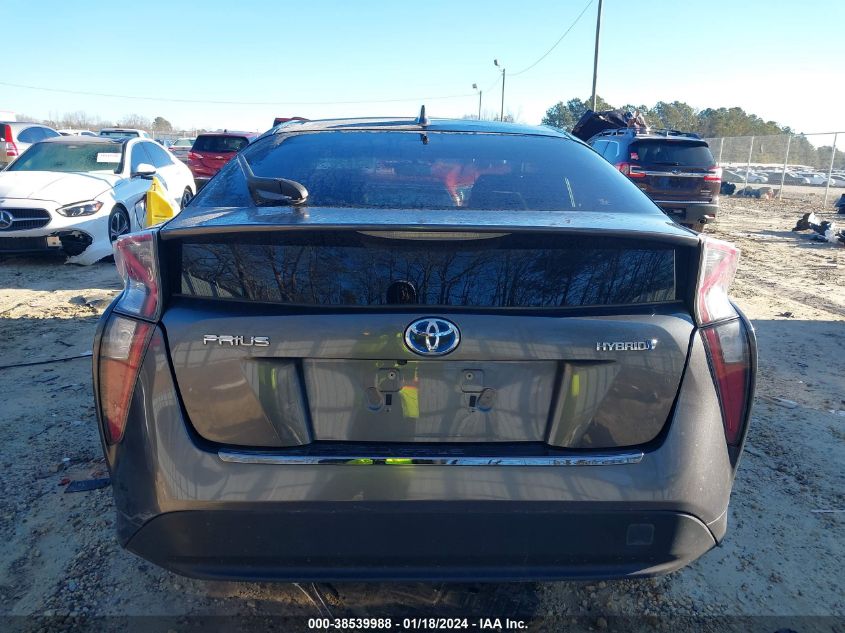 2016 TOYOTA PRIUS THREE - JTDKARFU6G3008911
