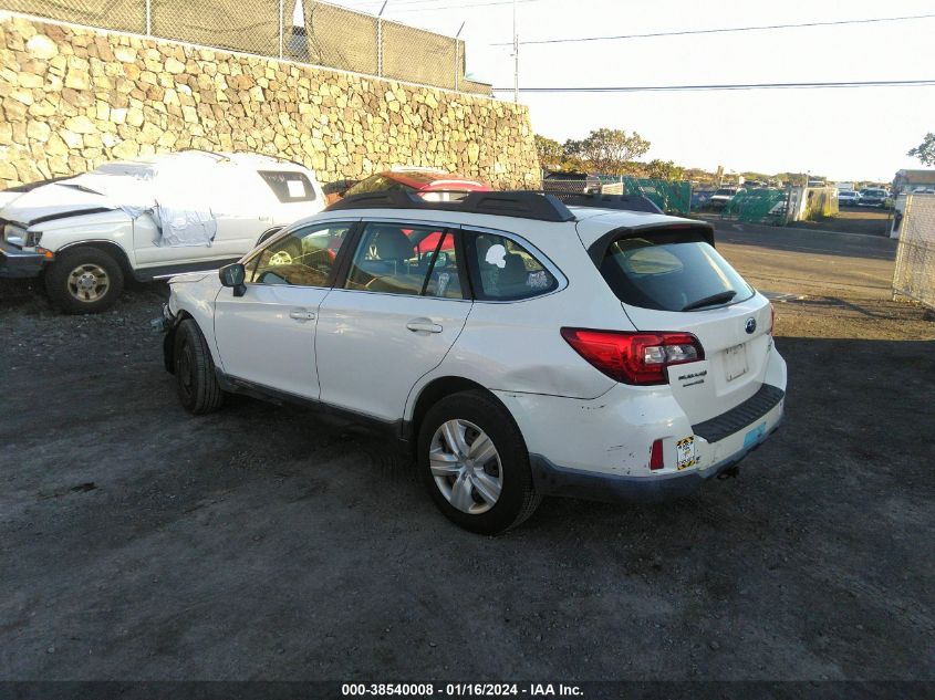 2016 SUBARU OUTBACK 2.5I - 4S4BSAAC3G3347828