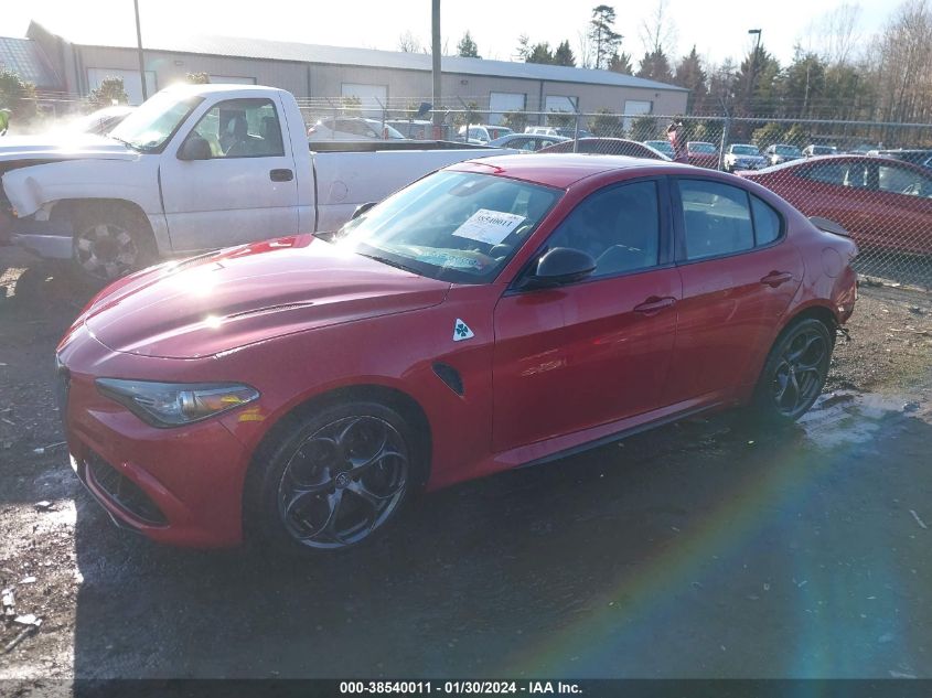 2018 ALFA ROMEO GIULIA QUADRIFOGLIO RWD - ZARFAEAV1J7574085