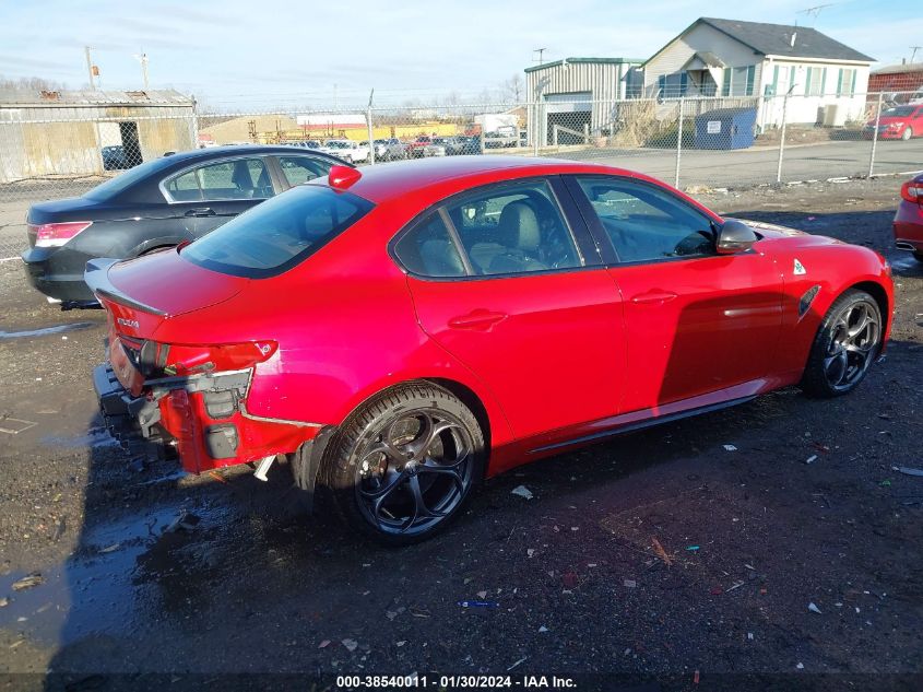 2018 ALFA ROMEO GIULIA QUADRIFOGLIO RWD - ZARFAEAV1J7574085