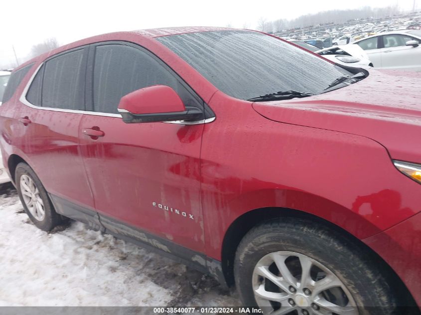 2018 CHEVROLET EQUINOX LT - 3GNAXJEVXJS583740