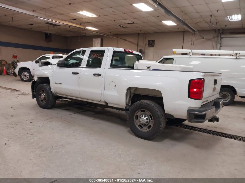 2018 CHEVROLET SILVERADO 2500HD WT - 1GC2KUEG0JZ314308