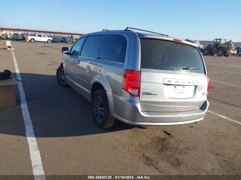 2017 DODGE GRAND CARAVAN SXT - 2C4RDGCG8HR678459