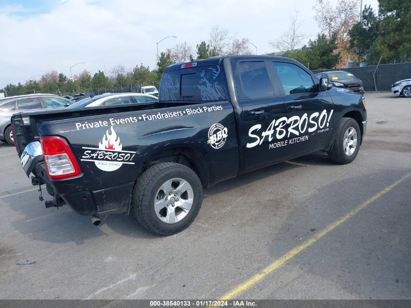 2019 RAM 1500 BIG HORN/LONE STAR QUAD CAB 4X2 6'4 BOX - 1C6RREBG3KN813365