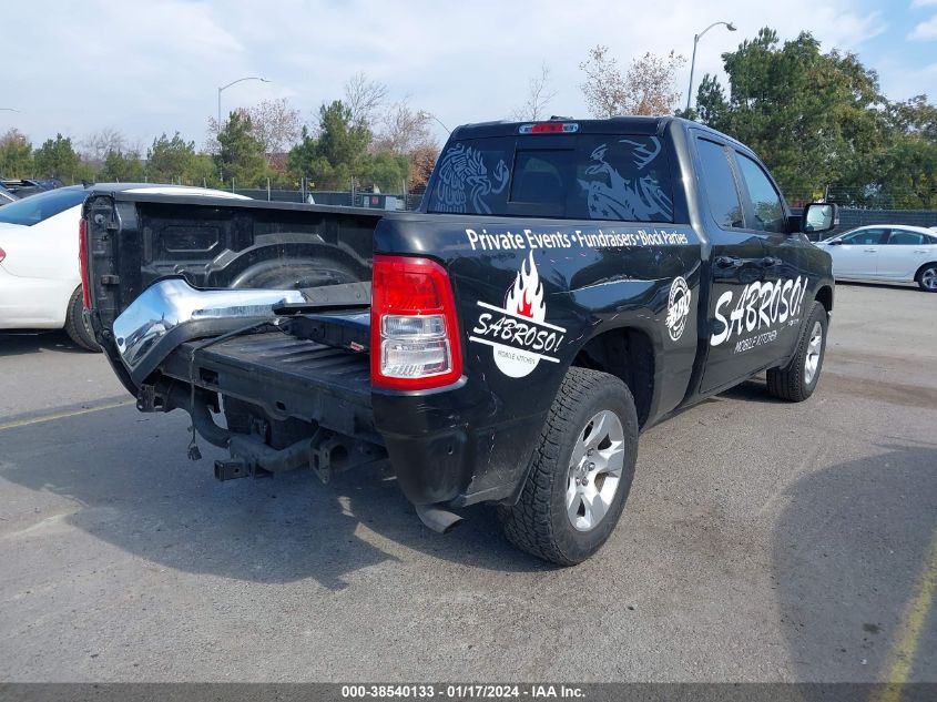 2019 RAM 1500 BIG HORN/LONE STAR QUAD CAB 4X2 6'4 BOX - 1C6RREBG3KN813365