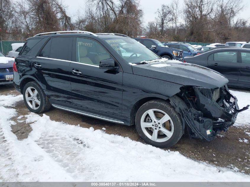 4JGDA5GB7KB216322 MERCEDES-BENZ GLE 400 4MATIC 2019