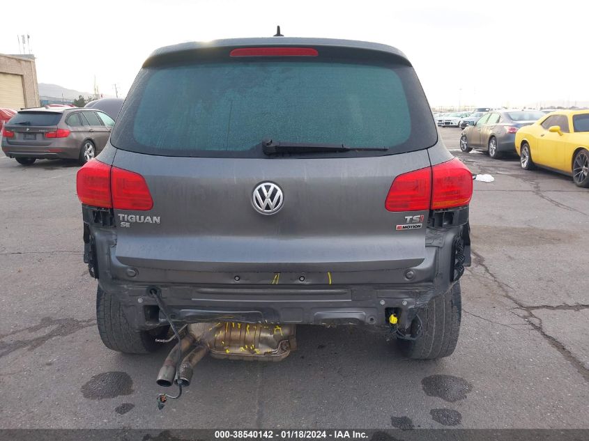 2016 VOLKSWAGEN TIGUAN S/SE/SEL/R-LINE - WVGBV7AX0GW566418