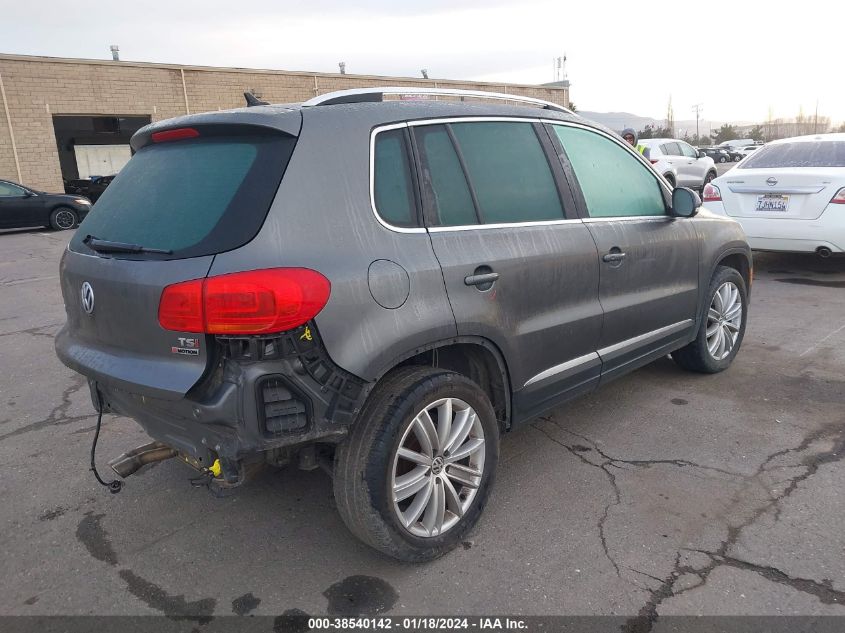 2016 VOLKSWAGEN TIGUAN S/SE/SEL/R-LINE - WVGBV7AX0GW566418