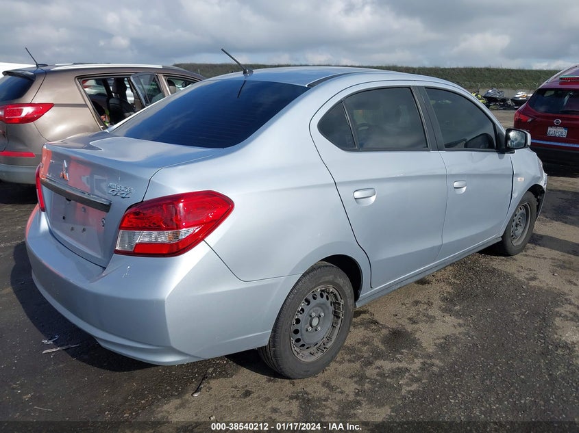 VIN ML32F3FJ9KHF16263 2019 MITSUBISHI MIRAGE G4 ES
