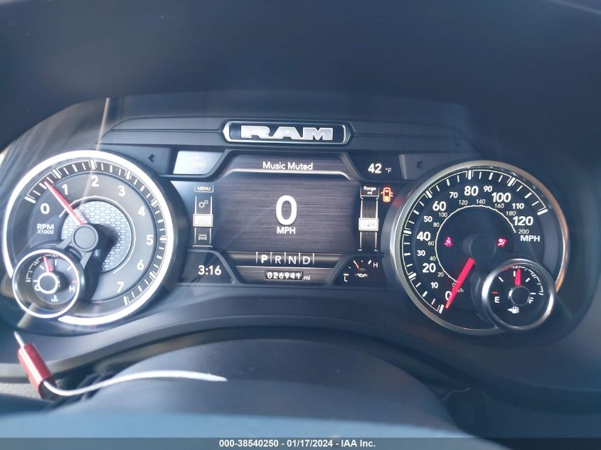 2022 RAM 1500 LONE STAR  4X2 5'7 BOX - 1C6RREFT2NN383064