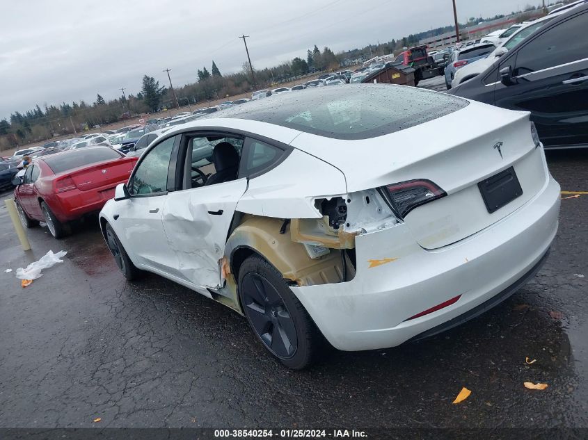 2023 TESLA MODEL 3 REAR-WHEEL DRIVE - 5YJ3E1EA4PF562887