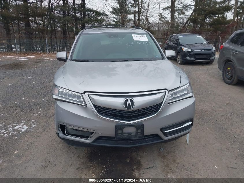 2015 ACURA MDX TECHNOLOGY PACKAGE - 5FRYD4H45FB005208