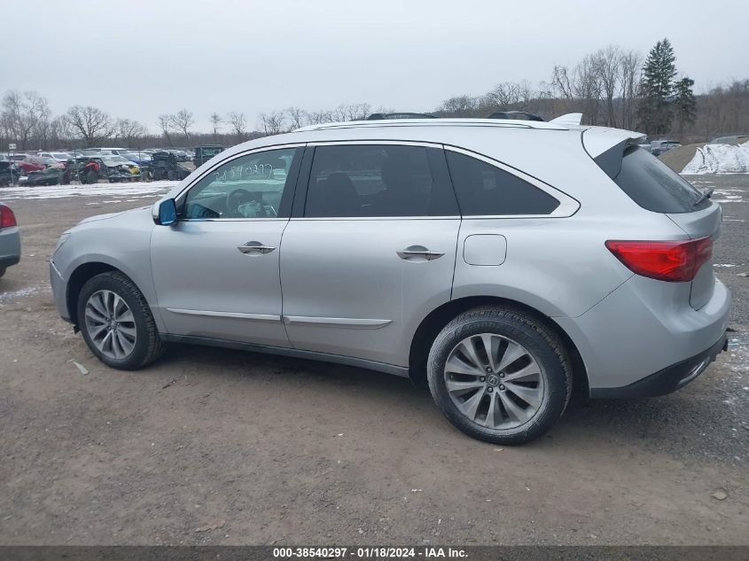 2015 ACURA MDX TECHNOLOGY PACKAGE - 5FRYD4H45FB005208