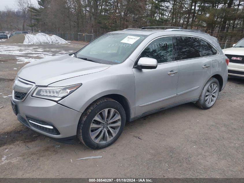 2015 ACURA MDX TECHNOLOGY PACKAGE - 5FRYD4H45FB005208