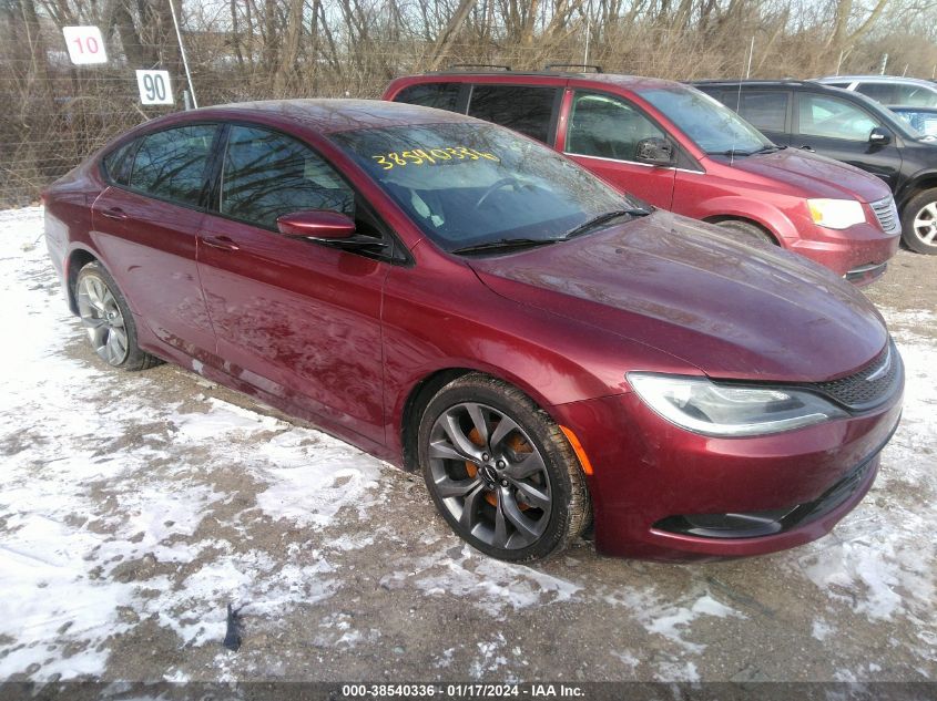 2016 CHRYSLER 200 S - 1C3CCCDG1GN153680