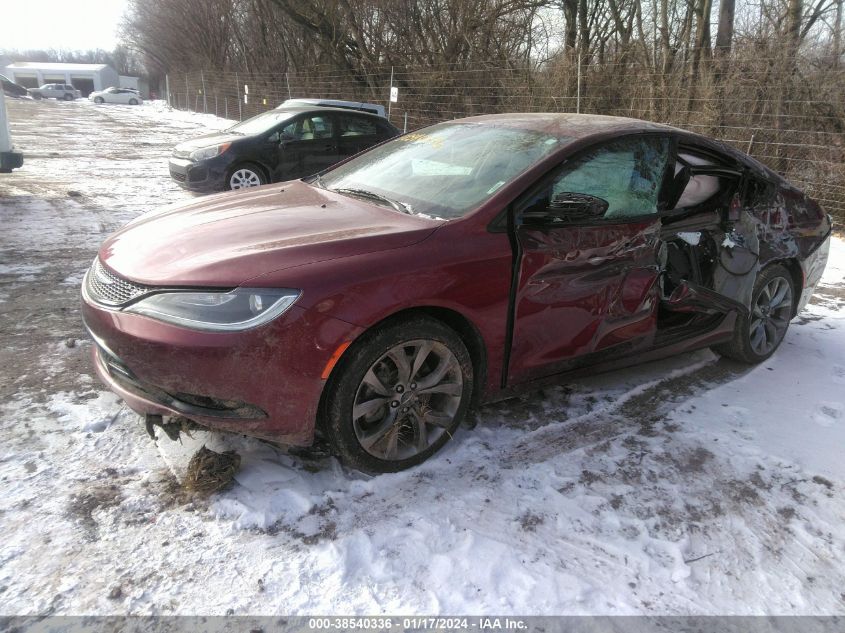 2016 CHRYSLER 200 S - 1C3CCCDG1GN153680